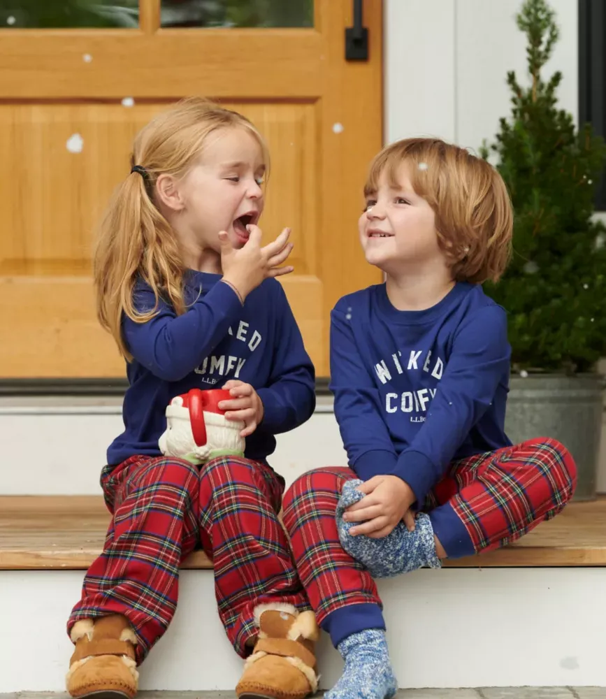 Pijamas de Flanela L.L.Bean para Crianças Pequenas