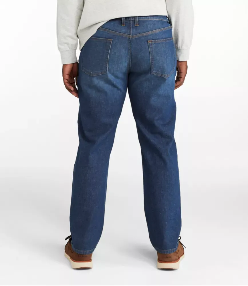 Calças Jeans Masculinas Vintage 1912, Corte Slim, Perna Retta