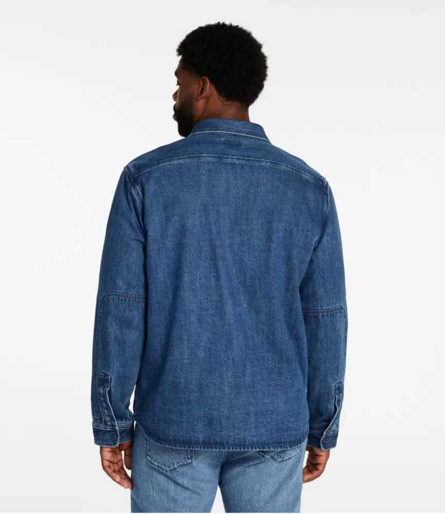 Camisa de Trabalho em Denim Signature para Homens