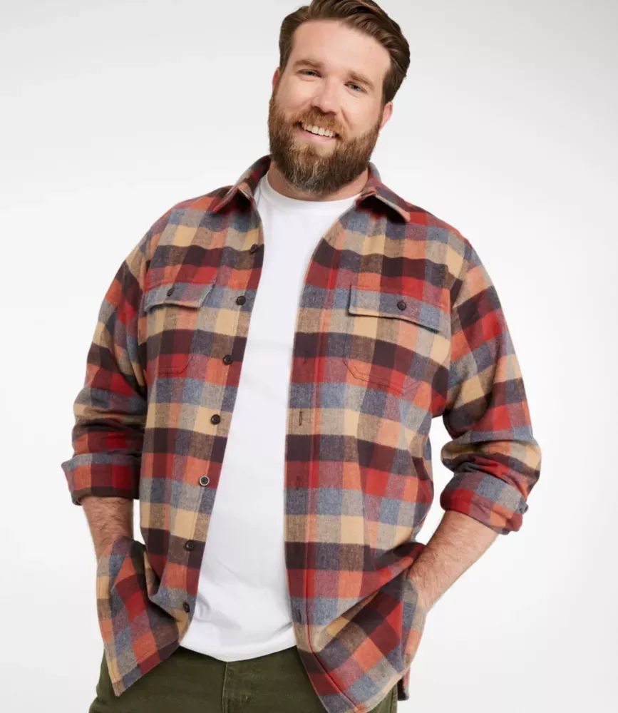 Camisa de Chamois para Homens, Corte Levemente Justo, Xadrez