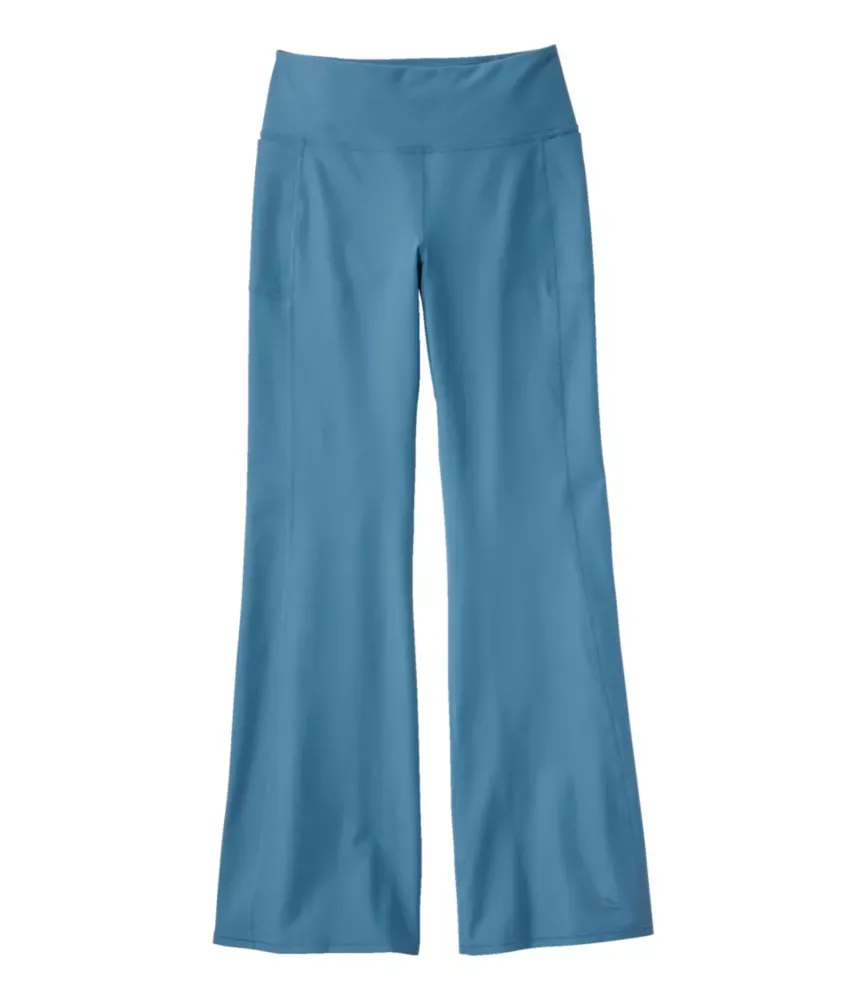 Leggings Femininos L.L.Bean Everyday Performance, Cintura Alta com Abertura